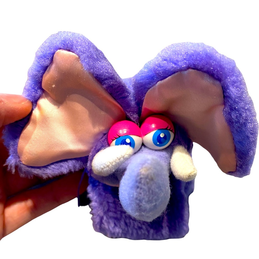 🐘 VINTAGE Watchimal – Purple Elephant